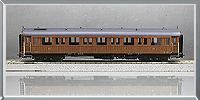 Coche pasajeros madera largo Recorrido 3 Clase - Renfe