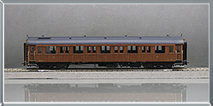 Coche pasajeros madera Largo Recorrido 3 Clse - Renfe