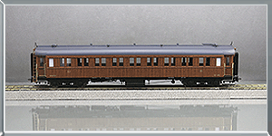 Coche pasajeros madera Largo Recorrido 3 Clse - Renfe