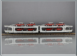 Vagón plataforma articulada Tipo Laes STVA - SNCF