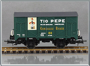 Vagón cerrado unificado Tipo J - Tío Pepe - Renfe