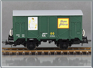 Vagón cerrado unificado Tipo J - Heno de Pravia - Renfe
