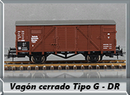 Vagón cerrado Tipo G - DR