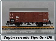 Vagón cerrado Tipo Gr - DR