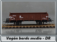 Vagón borde medio Tipo O - DR