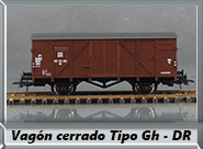 Vagón cferrado Tipo Gh - DR