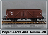 Vagón borde alto Tipo Ommu - DR