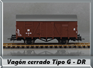 Vagón cerrado Tipo G - DR
