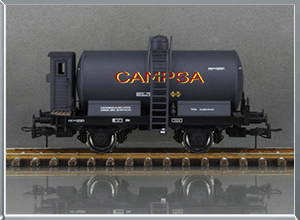 Vagón cisterna unificada garita CAMPSA - Renfe