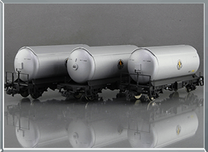 Vagones cisterna gases licuados Tipo 300000 - Butano - Renfe