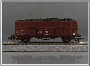 Vagón borde alto Tipo X3 EKKlos Ccarga carbón - Renfe