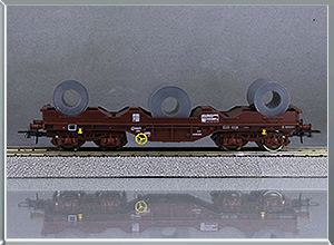 Vagón plataforma portabobinas Tipo Shmms - Renfe