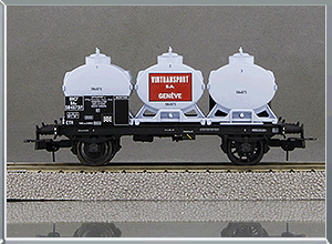 Vagón portacontenedores cisterna Vintransport - SNCF