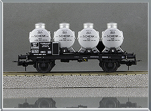 Vagón portacontenedores cisterna Schenk - SNCF