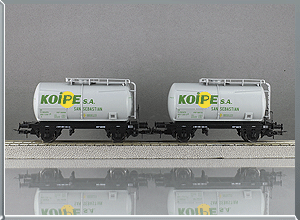 Set 2 vagones cisterna Tipo PR - Koipe - Renfe