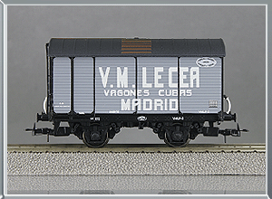 Vagón fudre V.M. Lacea - Cubas Madrid - Norte