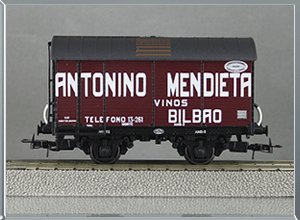 Vagón foudre Antonino Mendieta Vinos Bilbao - Norte