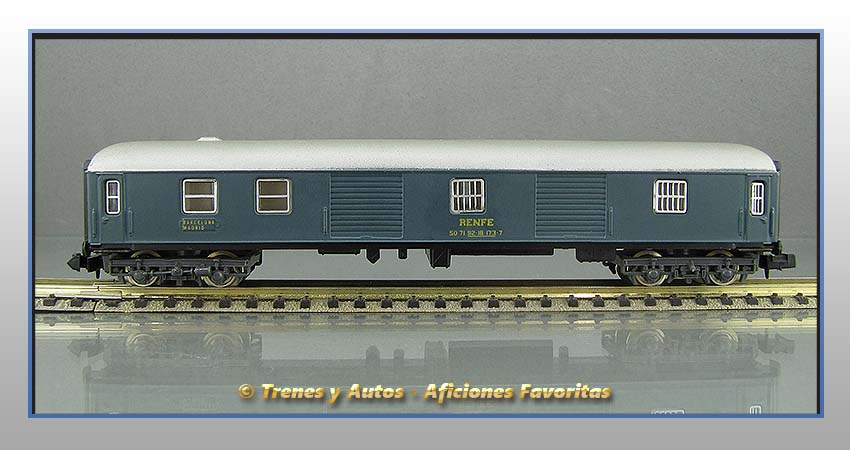 Furgón Seir 8000 RENFE