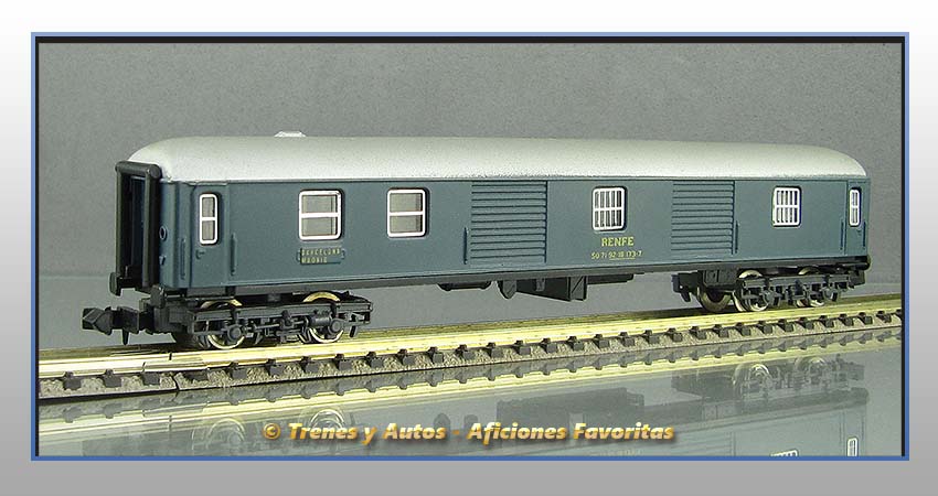 Furgón Seir 8000 RENFE