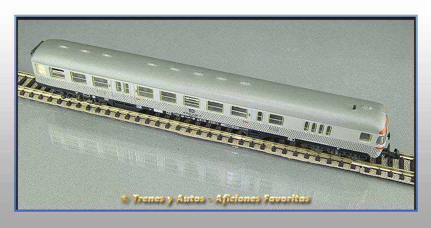 Coche pasajeros con cabina BDnrzf-740