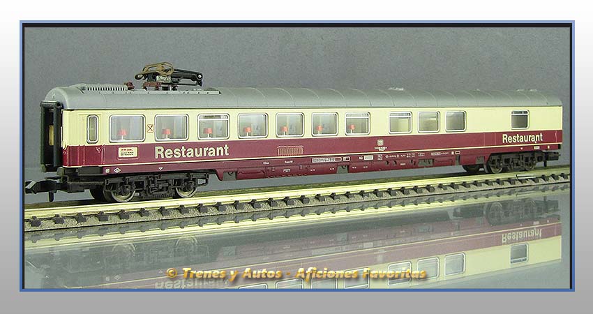 Coche restaurante con pantógrafo WRmz-135 IC DB