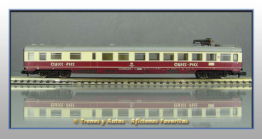 Coche "Quick-Pick" con pantógrafo WRbmz-139 IC DB
