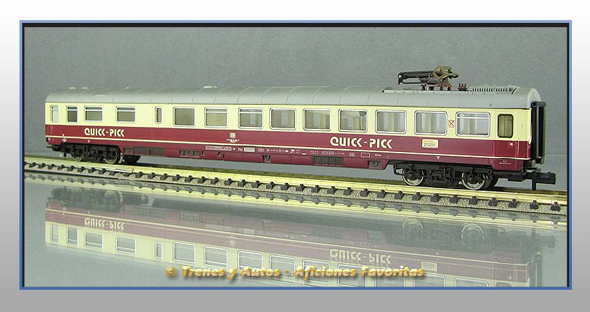 Coche "Quick-Pick" con pantógrafo WRbmz-139 IC DB