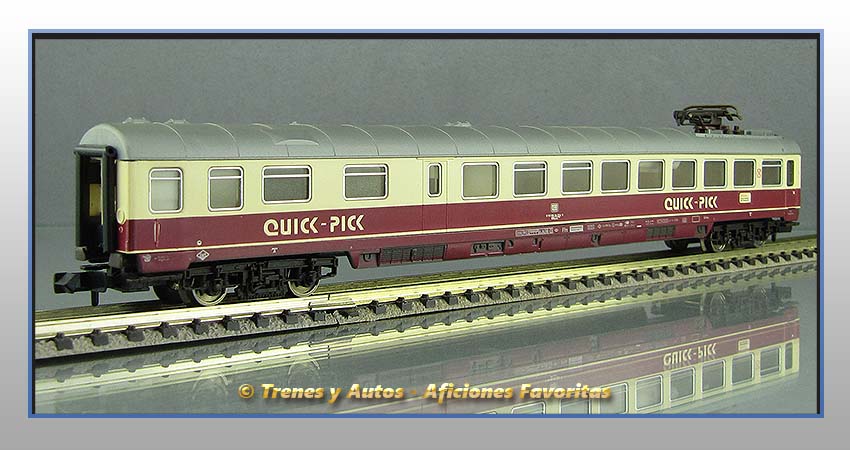 Coche "Quick-Pick" con pantógrafo WRbmz-139 IC DB