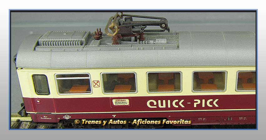 Coche "Quick-Pick" con pantógrafo WRbmz-139 IC DB