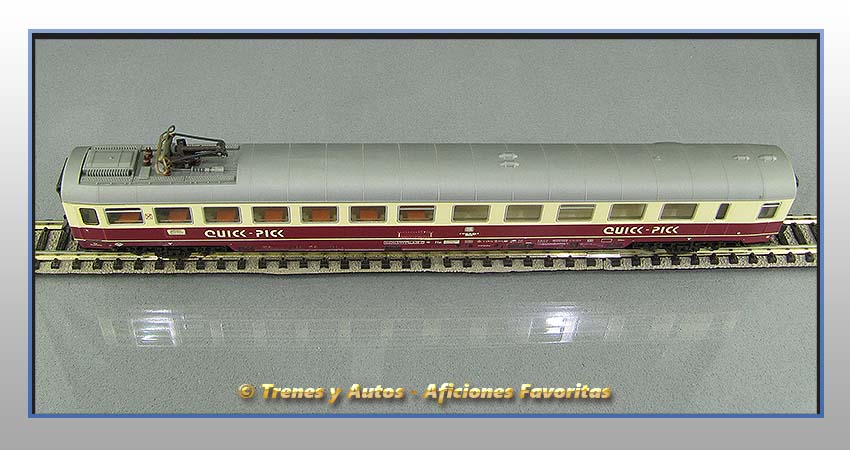 Coche "Quick-Pick" con pantógrafo WRbmz-139 IC DB
