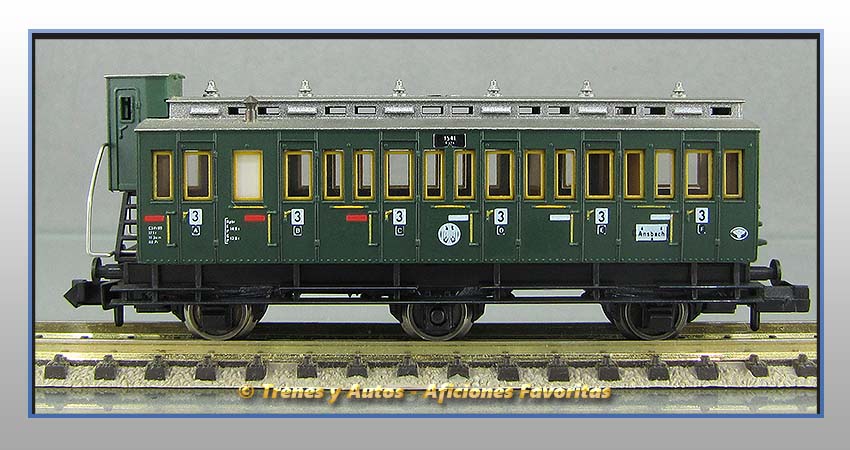 Coche pasajeros con garita C3 Pr89 DRG
