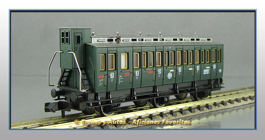 Coche pasajeros con garita C3 Pr89 DRG