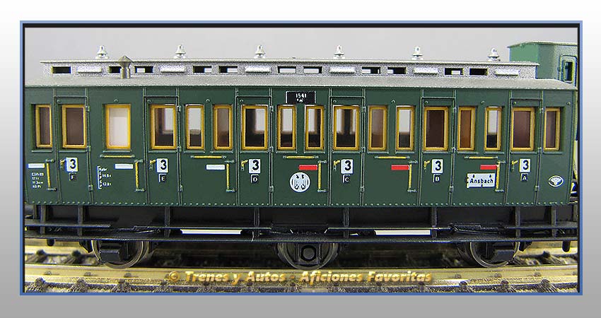 Coche pasajeros con garita C3 Pr89 DRG