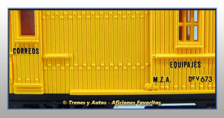 Furgón equipajes y coreos Dfv-673 MZA