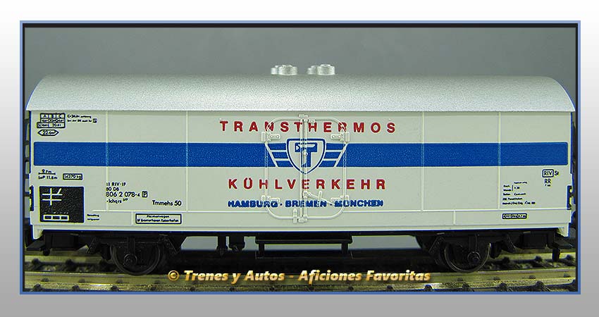 Vagón refrigerado "Kühlverkehr" Tipo Ichqrs-277 DB