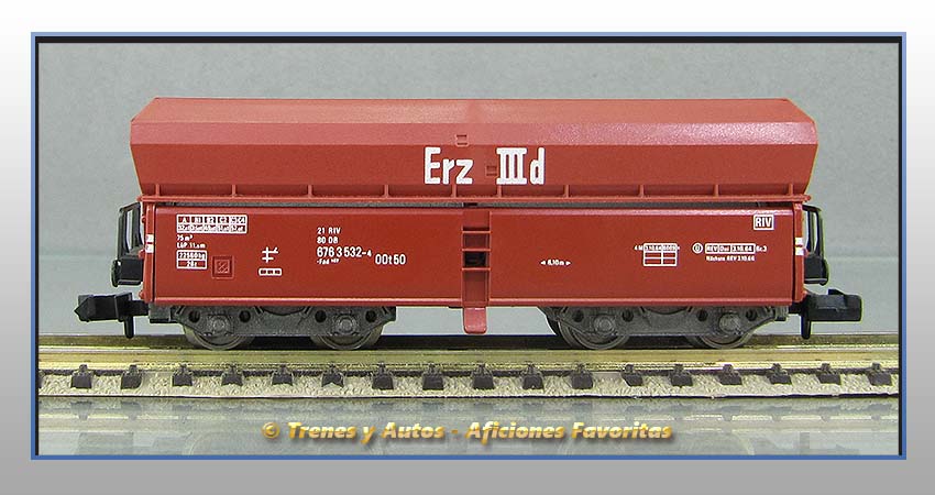 Vagón tolva "Erz IIId" Tipo Fad-167 DB