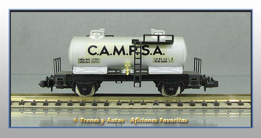 Vagón cisterna CAMPSA Renfe