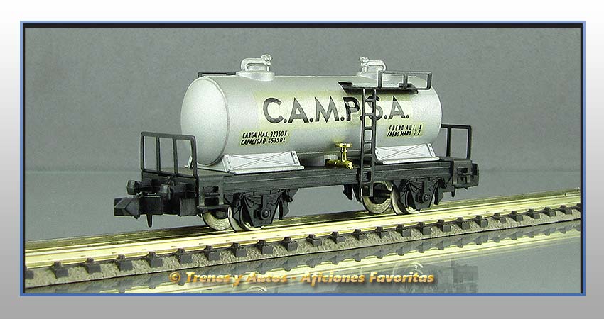 Vagón cisterna CAMPSA Renfe
