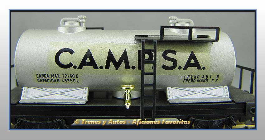 Vagón cisterna CAMPSA Renfe