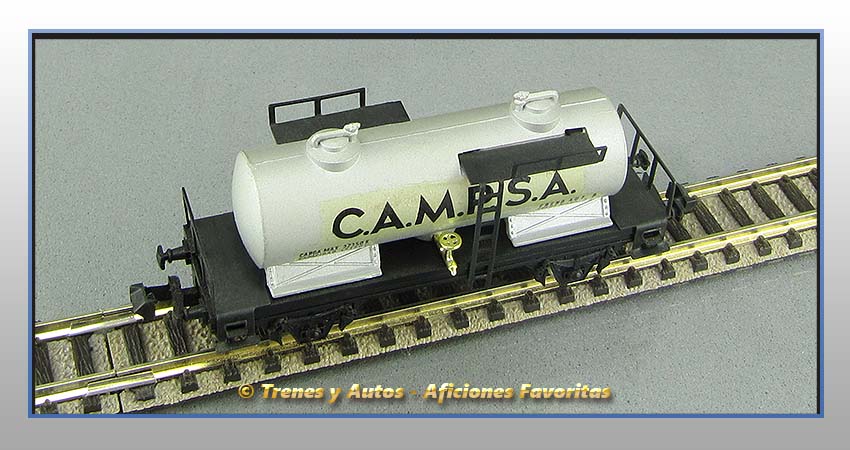 Vagón cisterna CAMPSA Renfe