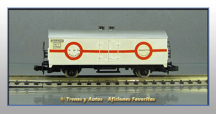 Vagón refrigerado Transfesa Renfe