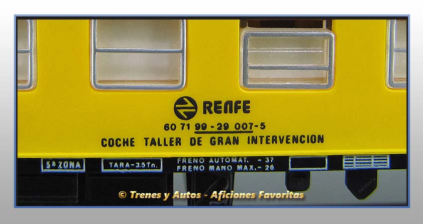 Grúa y vagones Gran Intervención Renfe