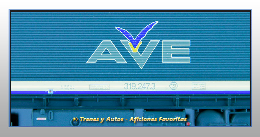 Locomotora diésel Serie 319 "AVE" - Renfe