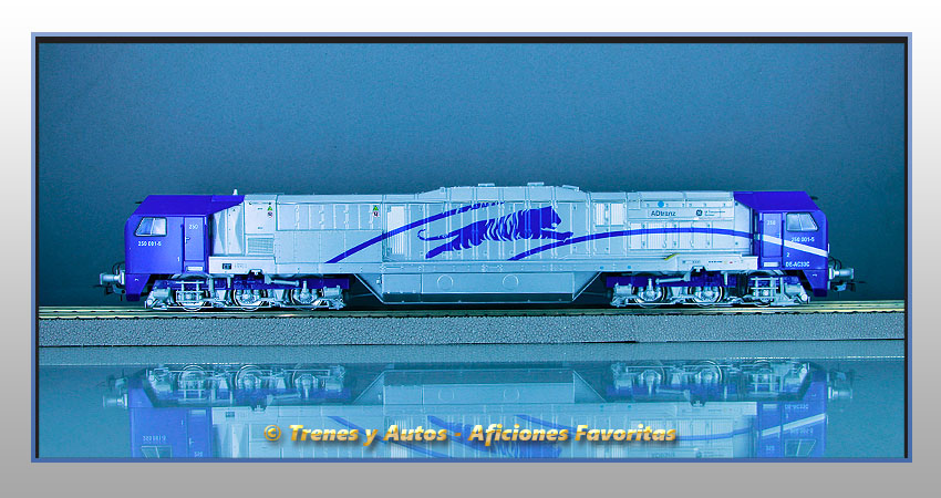 Locomotora diésel Serie 250 "Blue Tiger" - Privada
