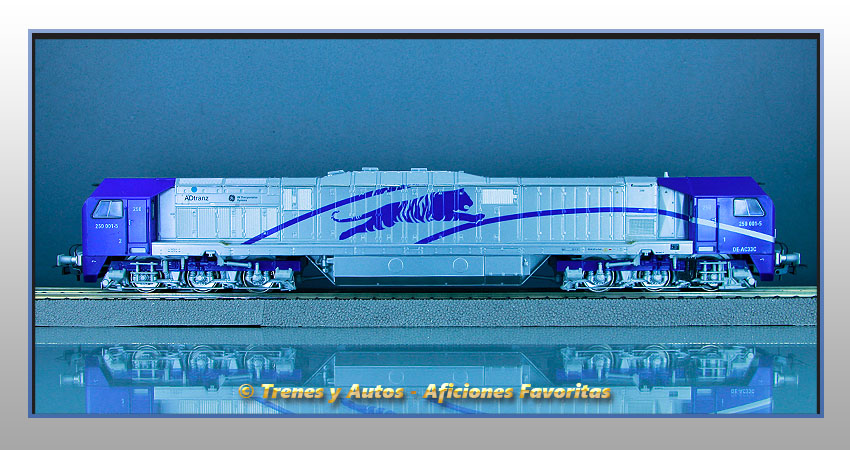Locomotora diésel Serie 250 "Blue Tiger" - Privada