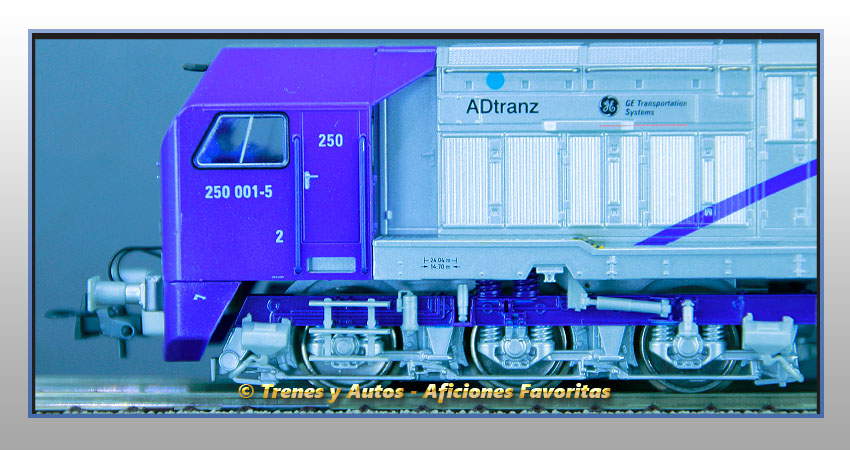 Locomotora diésel Serie 250 "Blue Tiger" - Privada