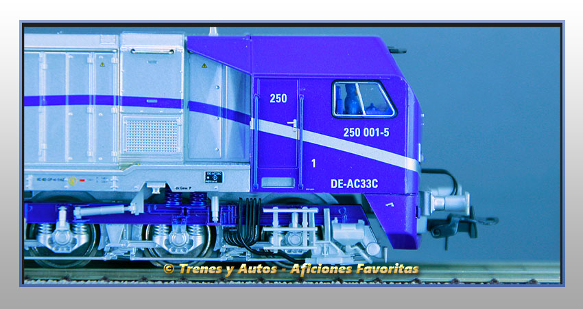 Locomotora diésel Serie 250 "Blue Tiger" - Privada
