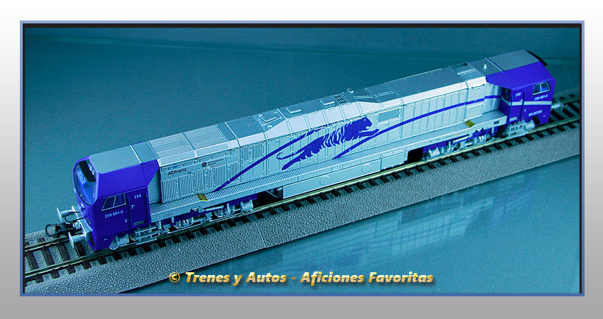 Locomotora diésel Serie 250 "Blue Tiger" - Privada