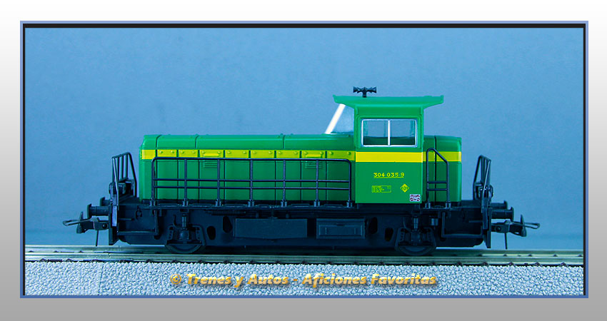 Locomotora diésel maniobras Serie 304 - Renfe