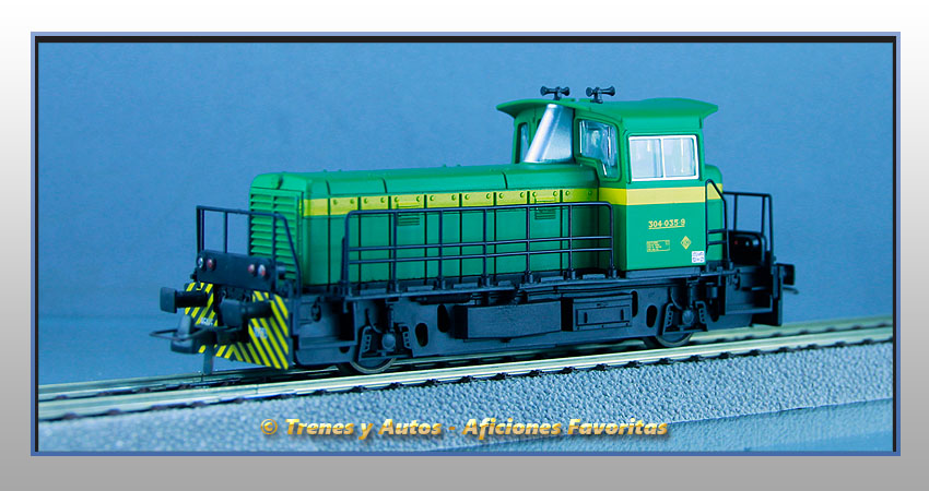 Locomotora diésel maniobras Serie 304 - Renfe